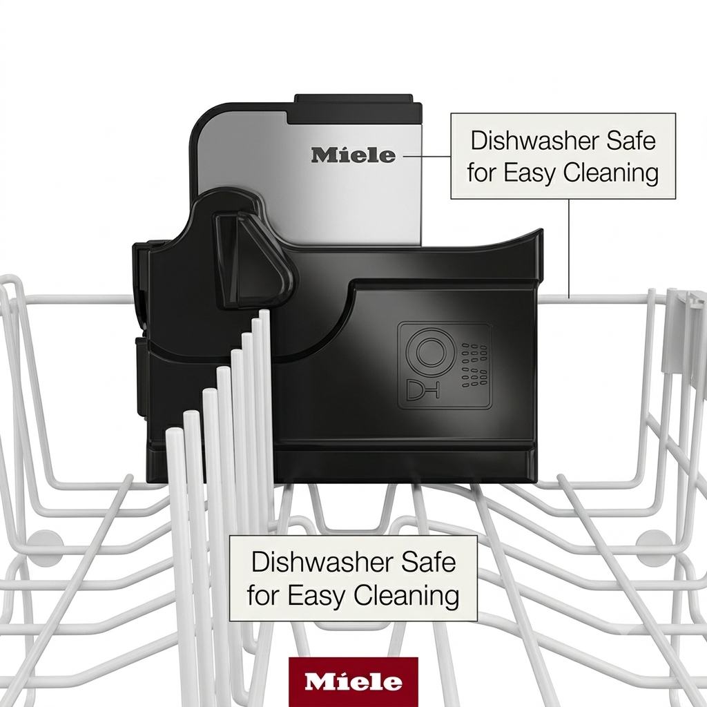 Miele CM 5310 Silence Automatic Coffee Maker - With OneTouch for Two, AromaticSystem, Individual Profile Settings, and Cleaning Programs, in Obsidian Black
