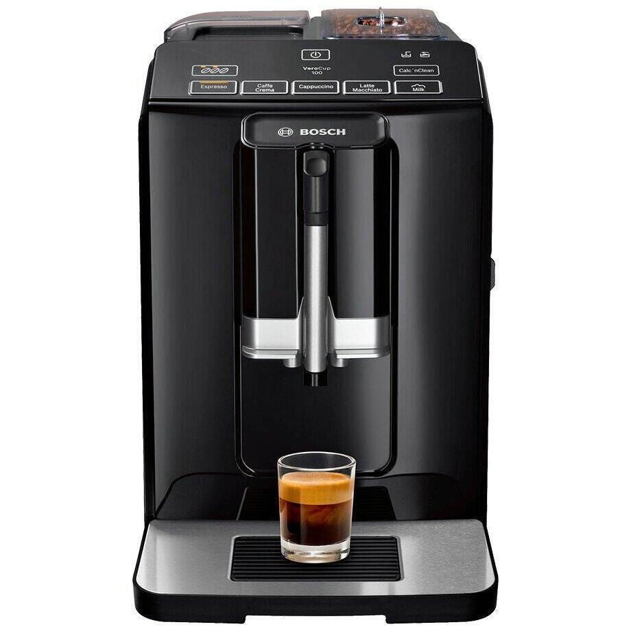 Bosch TIE20109 Automatic Espresso Machine – 15 Bar, 1.4L, Black