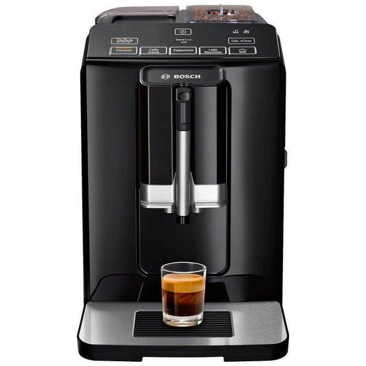 Bosch TIE20109 Automatic Espresso Machine – 15 Bar, 1.4L, Black