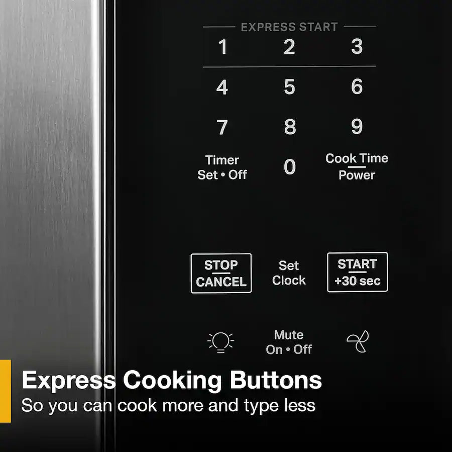Whirlpool - 1.7 Cu. Ft. Over-the-Range Microwave with 1000-Watts Cooking Power - Stainless Steel