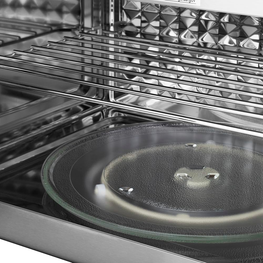 ZLINE Over the Range Convection Microwave Oven in Black Stainless Steel with Traditional Handle and Sensor Cooking