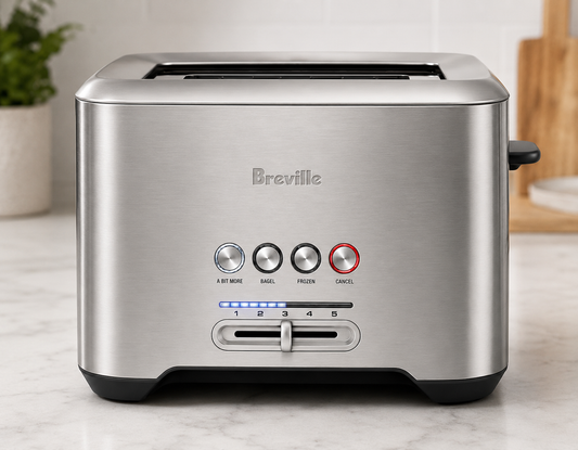 Breville BTA720XL Bit More Toaster, 2 Slice, Brushed Stainless Steel