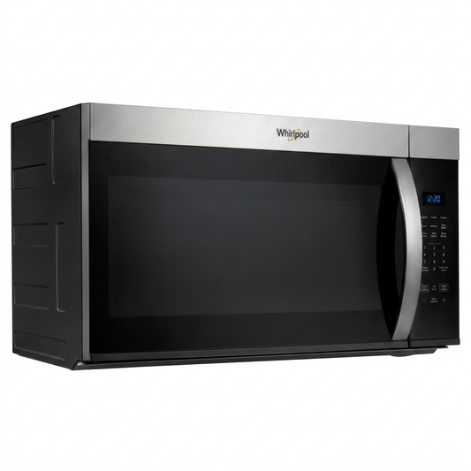 Whirlpool - 1.7 Cu. Ft. Over-the-Range Microwave with 1000-Watts Cooking Power - Stainless Steel